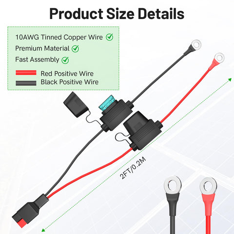Daitoku 2ft cable designed for rugged outdoor environments