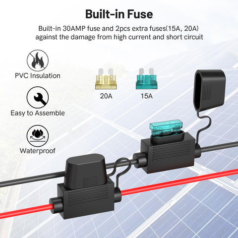 Daitoku Anderson connector with 10AWG cable enabling efficient power transfer