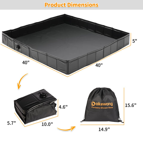 Dakewang foldable design enables quick setup at sites