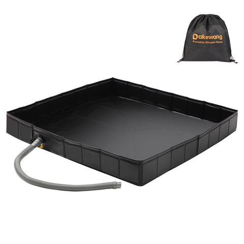 Dakewang outdoor shower base 40x40x5 for camping comfort