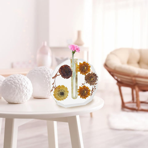 DaKuan eight flower culture tubes for layered resin art and preservation