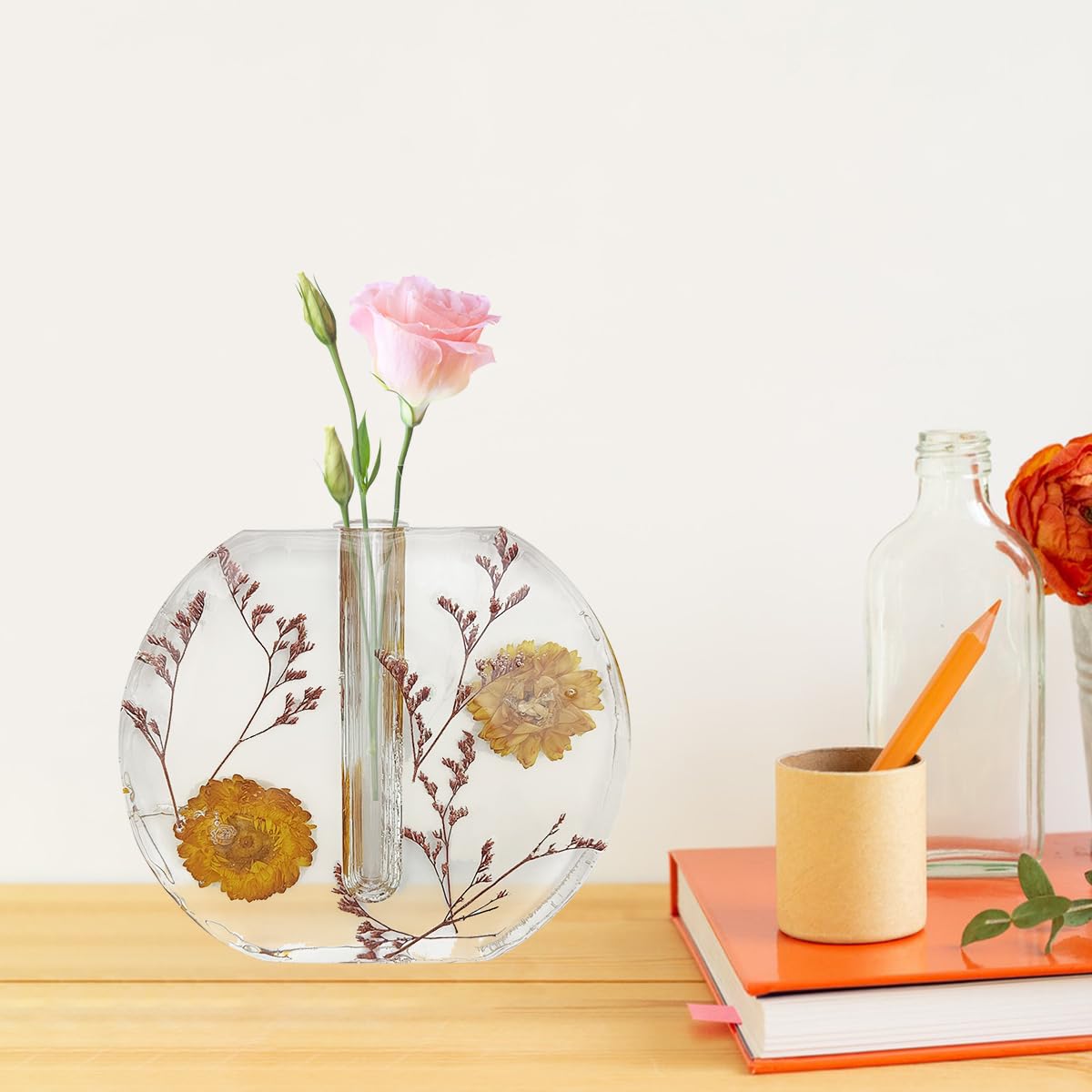 DaKuan elliptical vase mold with sleek curves for elegant centerpieces