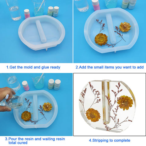 DaKuan resin art setup ready for creative projects