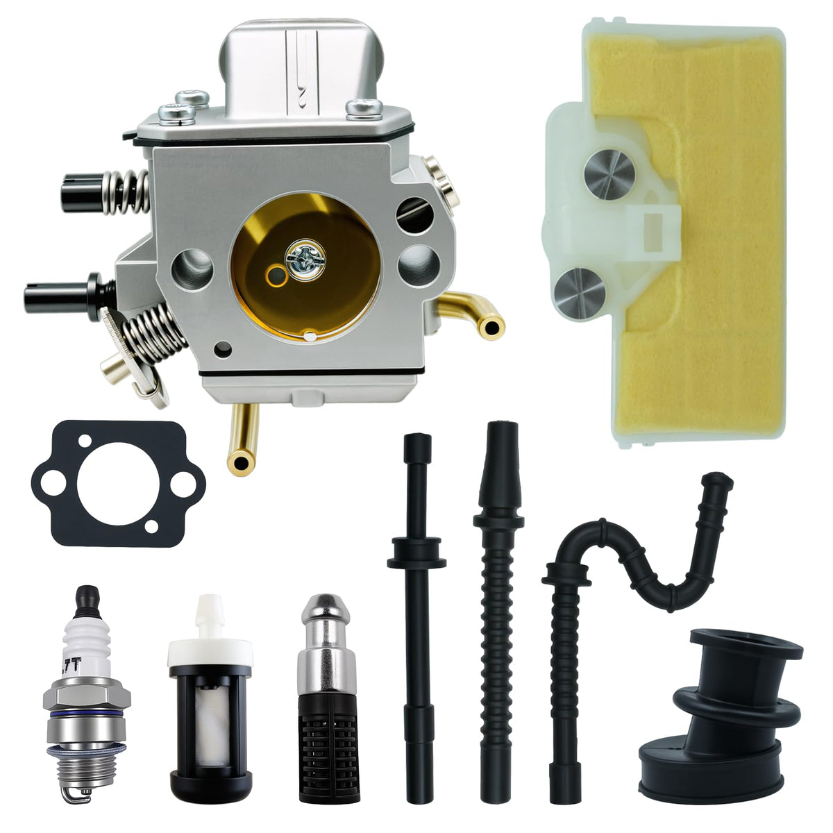 Dakule MS290 carburetor closeup for precise STIHL fit and easy installation.