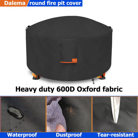Dalema cover's adjustable hem cord creates a tight seal.