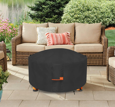 Dalema Fire Pit Cover is easy to clean and store after use.