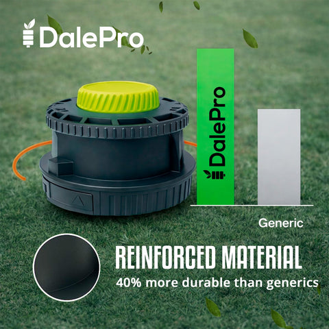 DALEPRO ryobi head compatible with RY15526, RY15527, RY15529 for easy reel feed.
