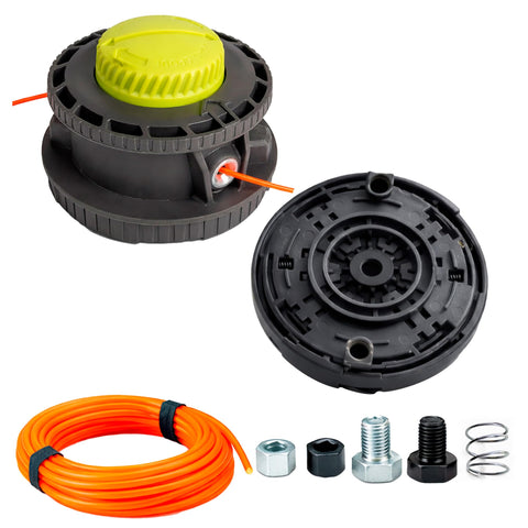 DALEPRO ryobi reel easy bump feed head setup for quick installation and smoother line feed.