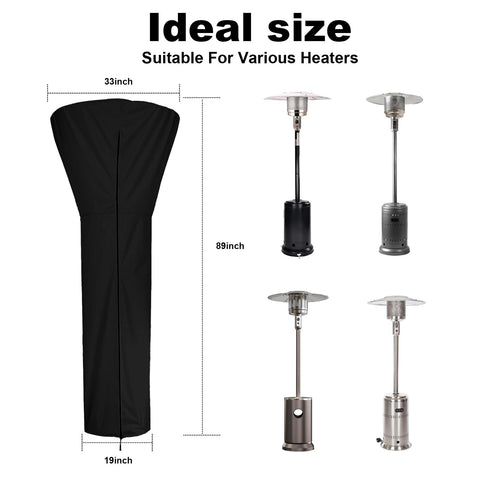 Dalianlc cover with upgraded zipper for durable use on standing heaters.
