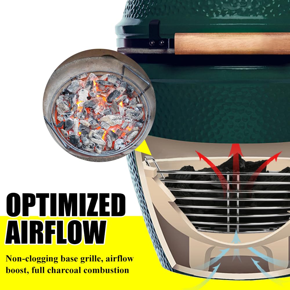Dallden ash cleanup tray action illustrates easy disposal of cooled ash