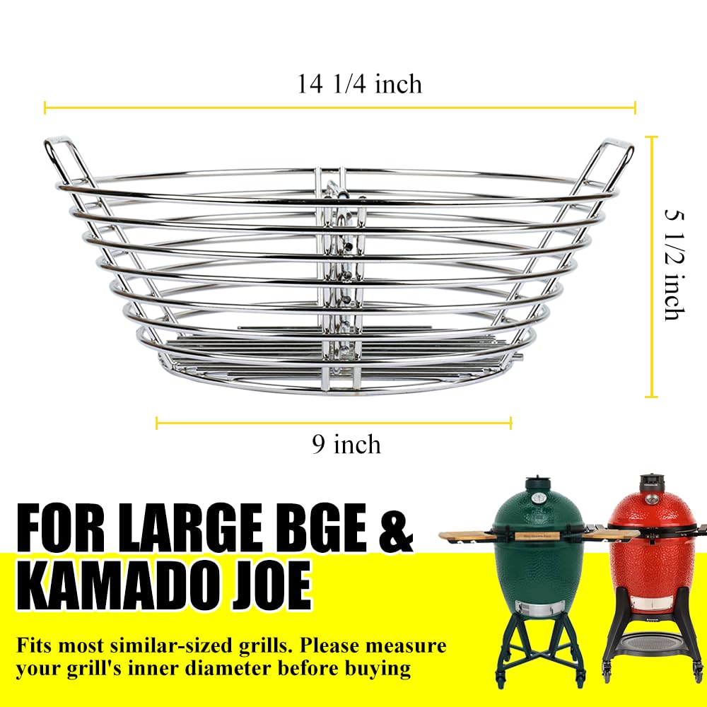 Dallden basket divider removable demonstrates dual-zone cooking capability