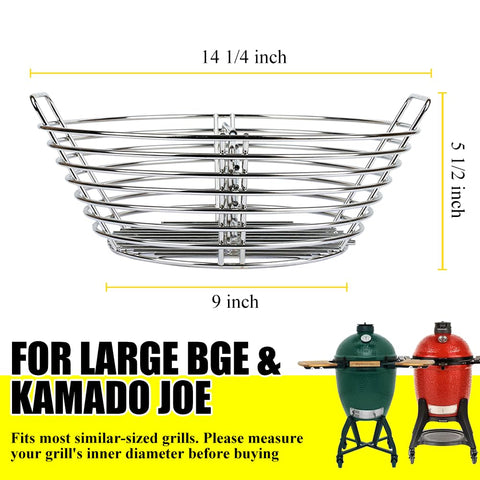 Dallden basket divider removable demonstrates dual-zone cooking capability