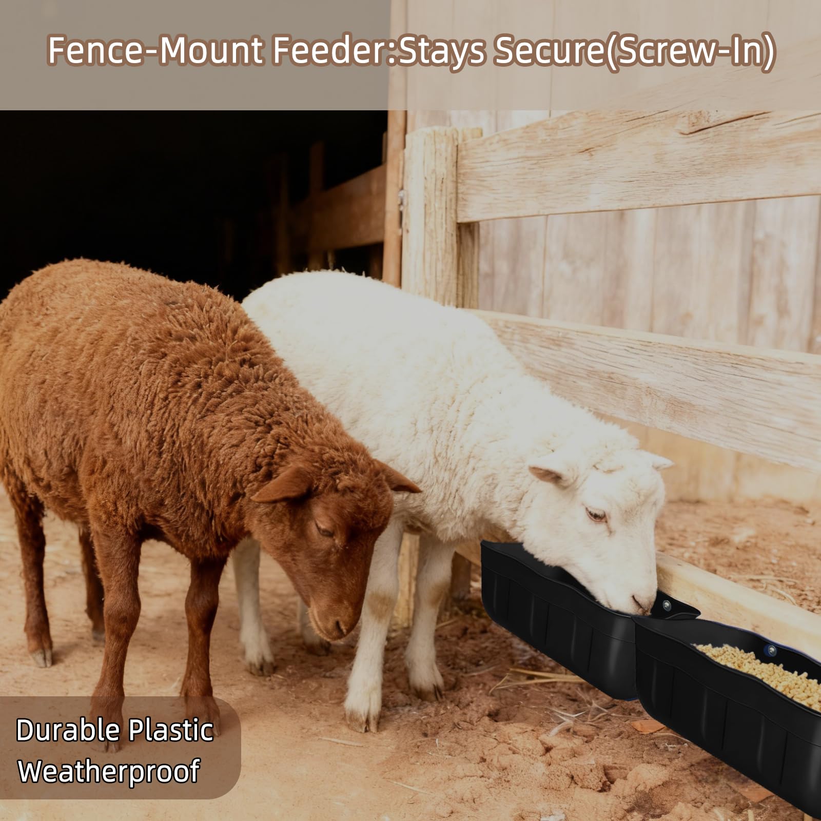 DallerSoode BPA-free durable plastic feeder for long-term use.
