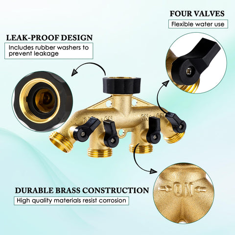 Dalmbox four valves enable independent control for different hoses