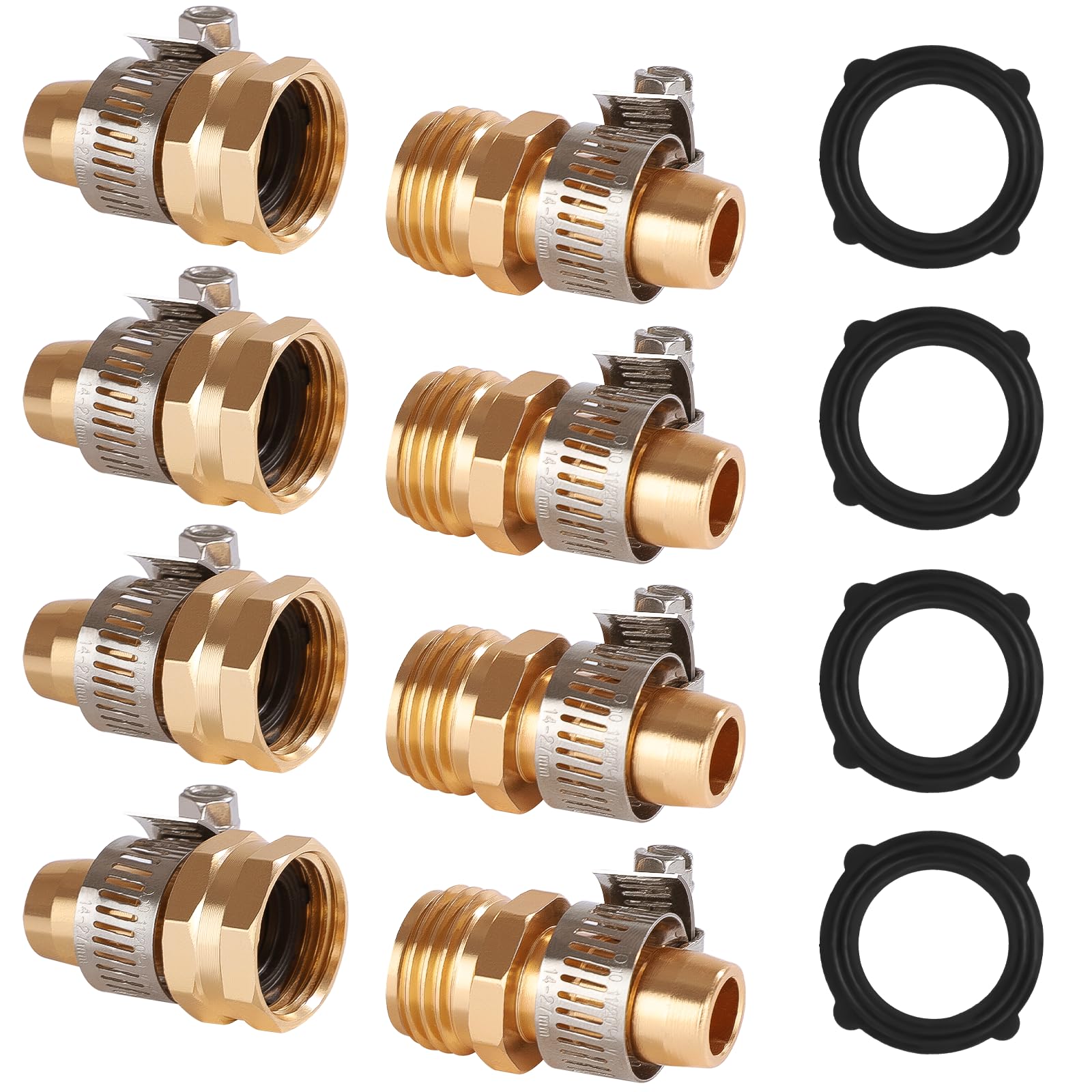 Dalmbox garden hose repair kit connectors for quick, leak-free repairs.