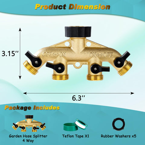 Dalmbox suited for indoor and outdoor use on multiple hoses