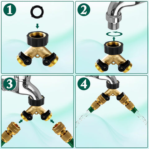 Dalmbox versatile hose splitter suits plants, car washing, and more