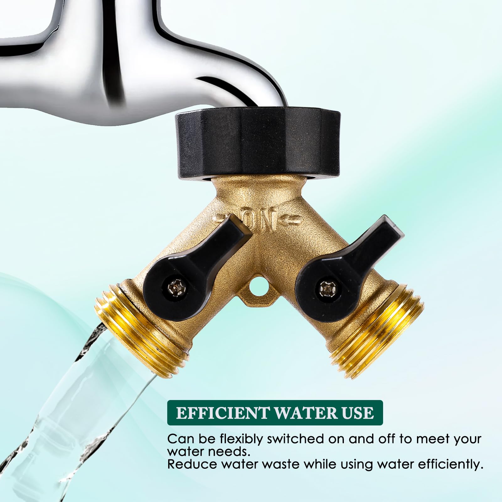 Dalmbox leak-proof design with rubber washers prevents messy connections