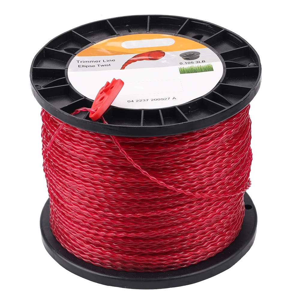 Soaked 24 hours, the nylon line gains elasticity for easier threading