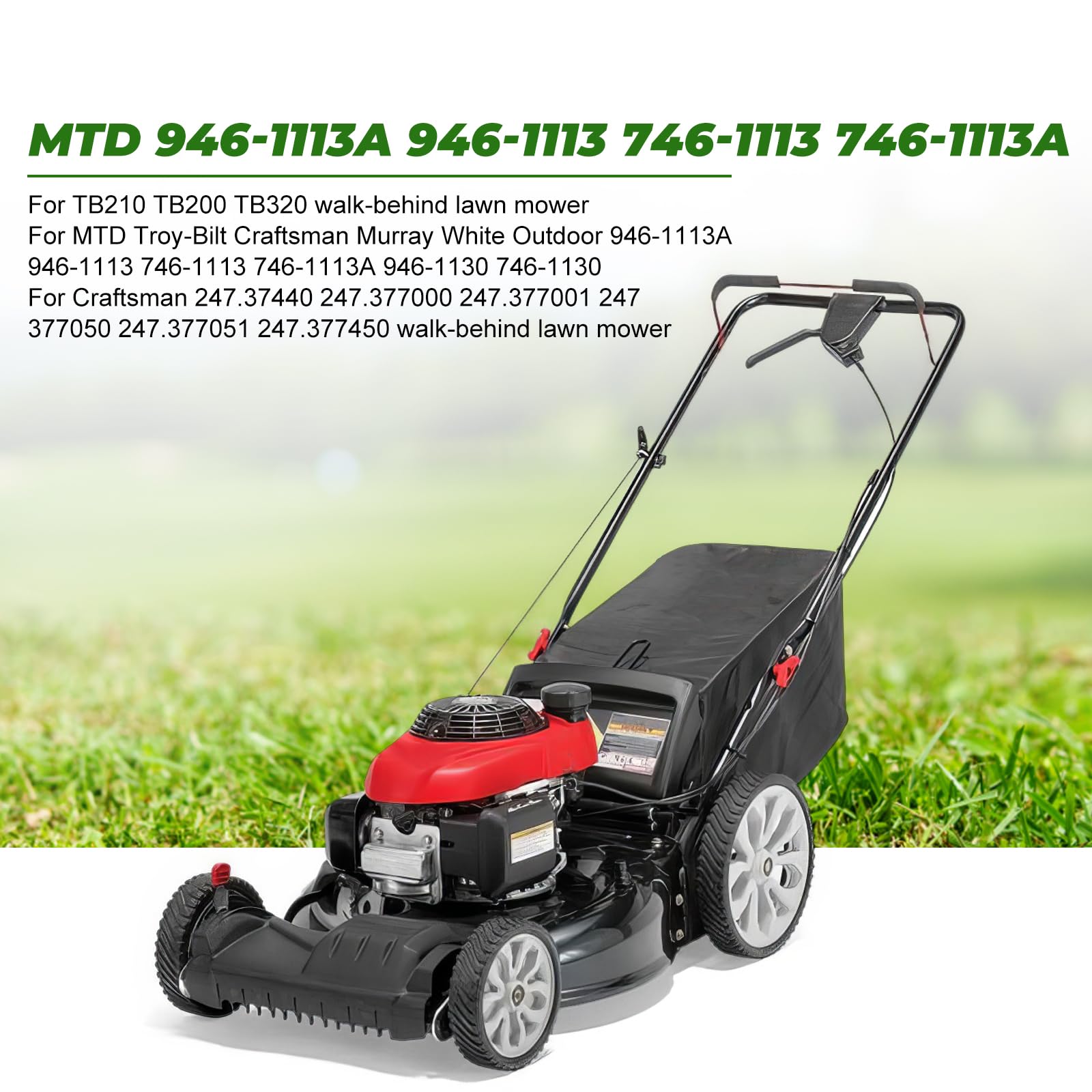 Dalom blade control cable with TB320 fitment for versatile lawn maintenance