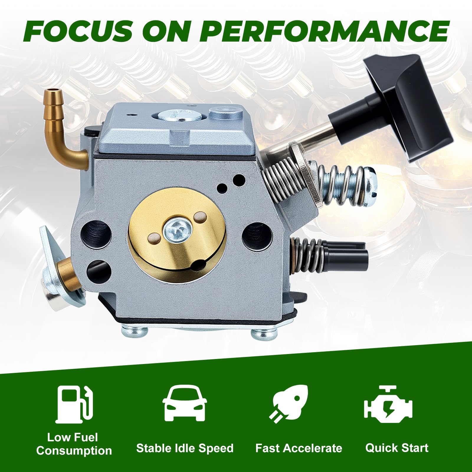 Dalom BR420 carburetor kit gaskets set seals for trouble-free operation.