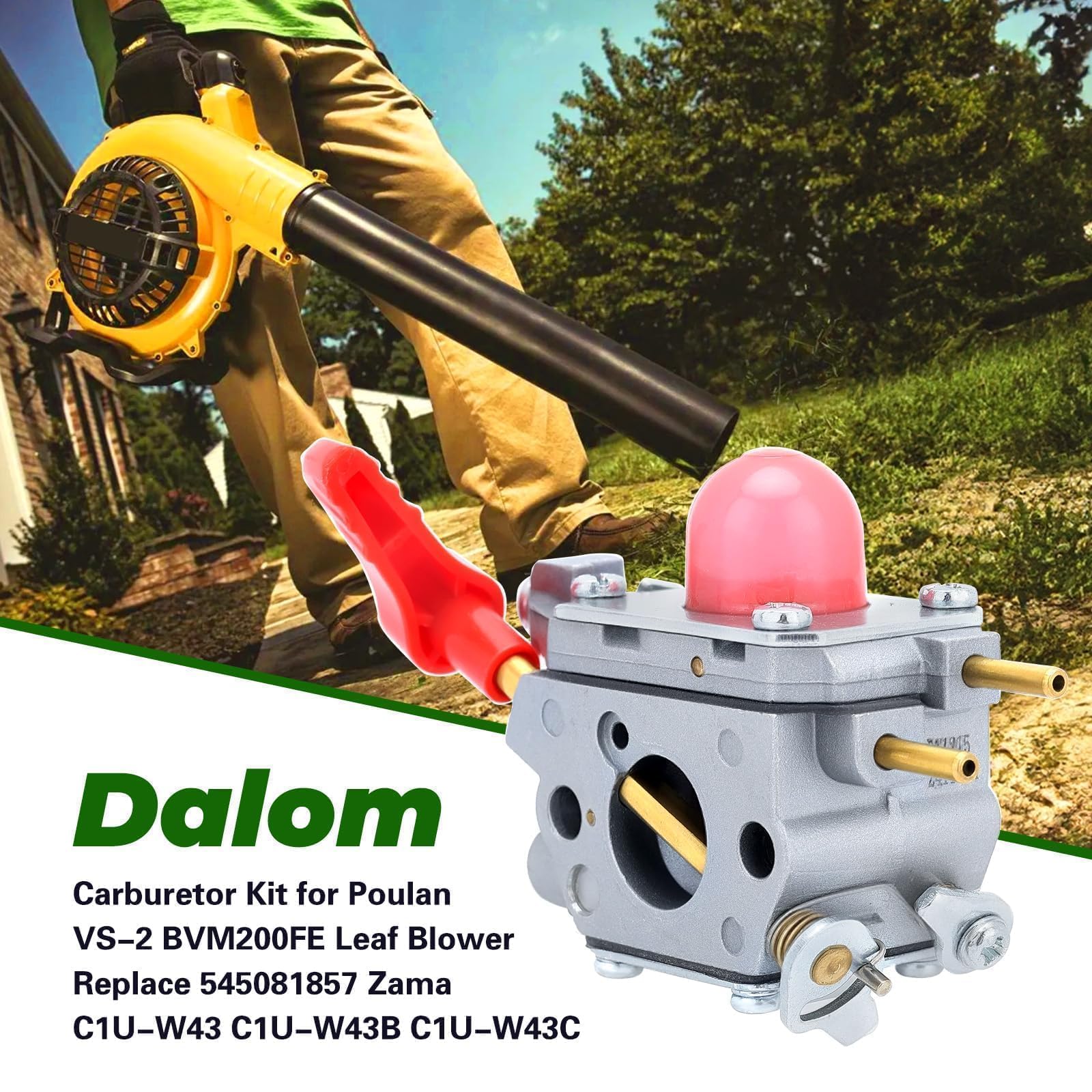 Dalom BVM200FE primer bulb for quick priming and easy starts