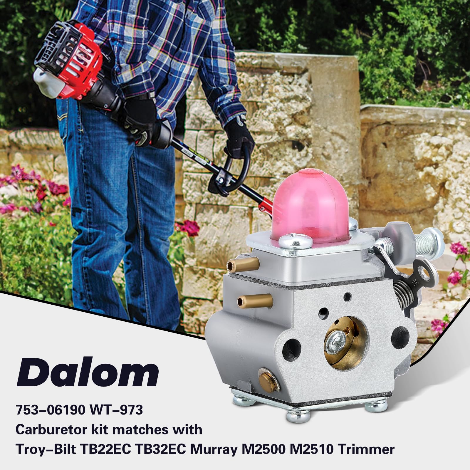 Dalom carburetor for Murray M2500 fit ensures easy replacement