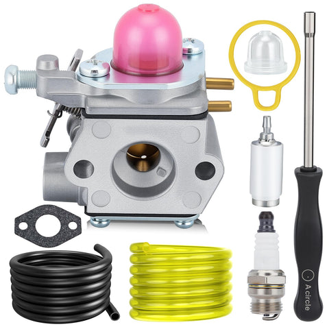 Dalom carburetor TB22EC close-up shows precise fuel metering