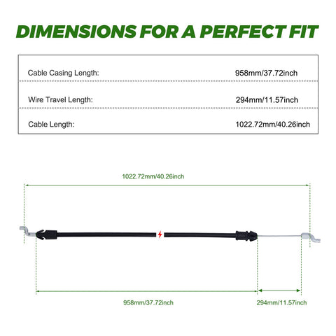 Dalom 946-1113A compatible with Craftsman 247-series mowers for easy replacement