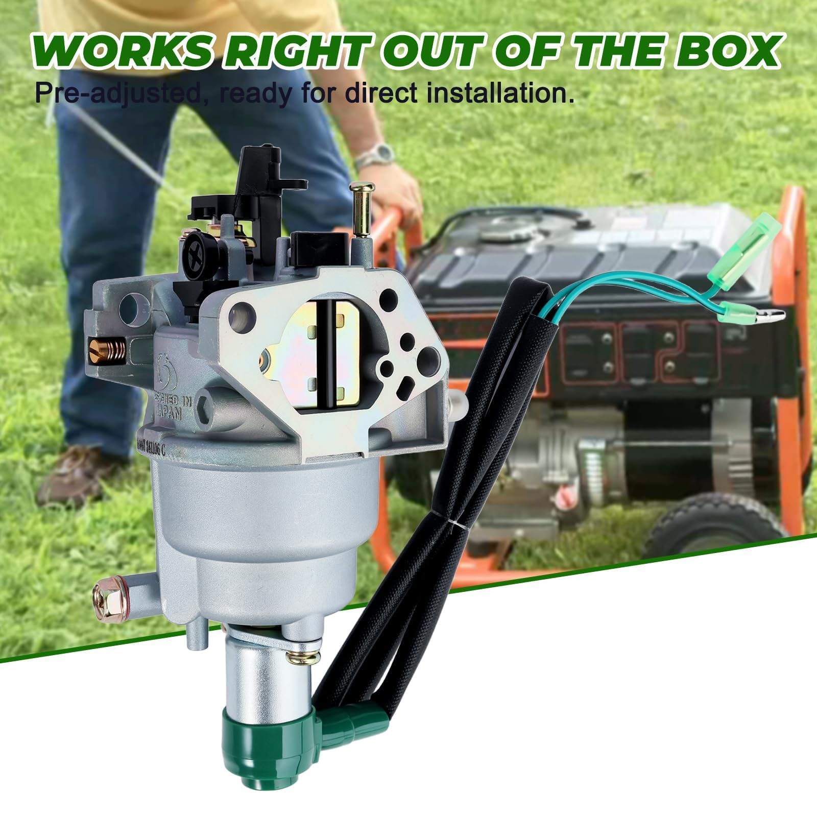 Dalom fuel shut-off valve helps safe storage and transport.
