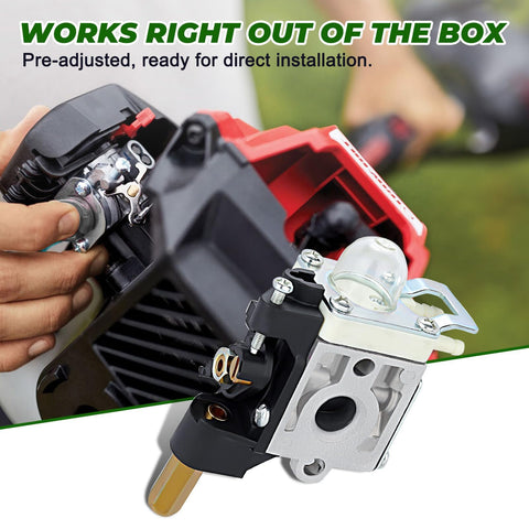 Dalom SRM 230 carburetor with fuel and foam filters ensures clean intake