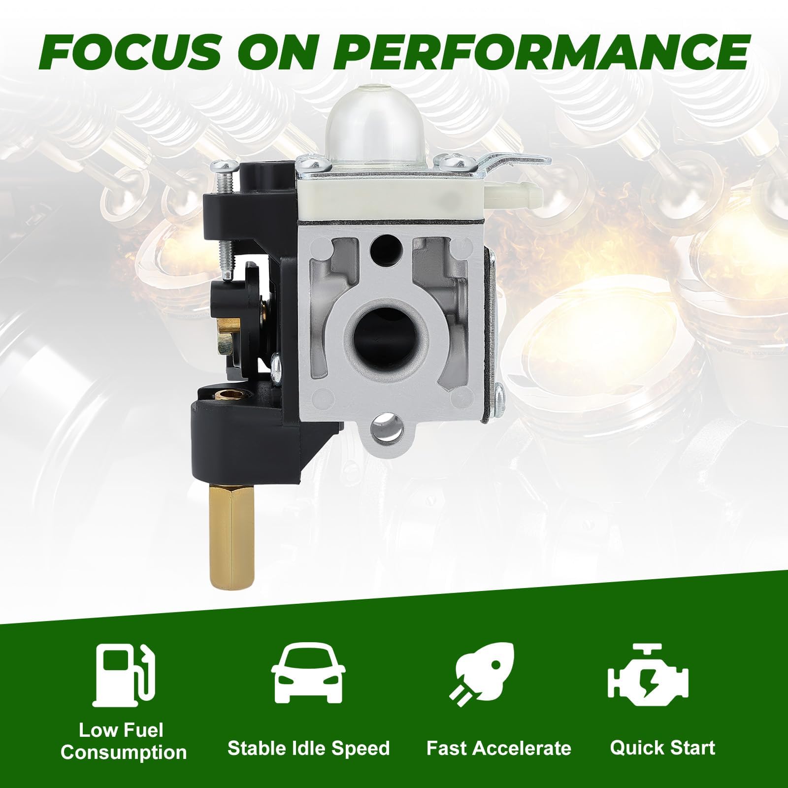 Dalom SRM 230 carburetor package includes all essential parts for swap