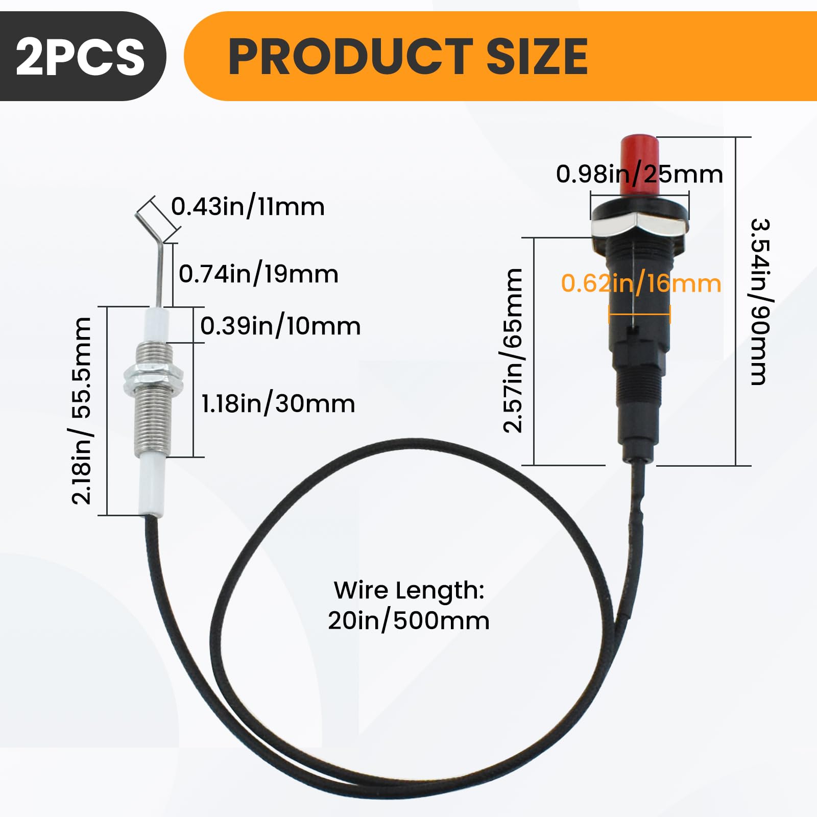 DALQUIS ceramic electrodes ensure dependable sparks for stoves and heaters