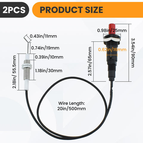 DALQUIS ceramic electrodes ensure dependable sparks for stoves and heaters