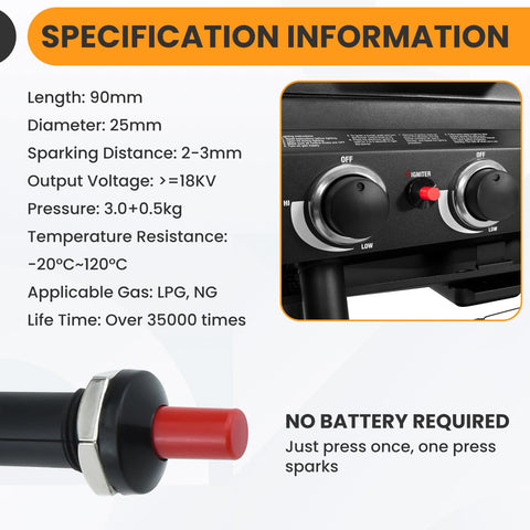 Dalquis Ceramic Igniter Tip highlights durable, heat-resistant ignition tip.