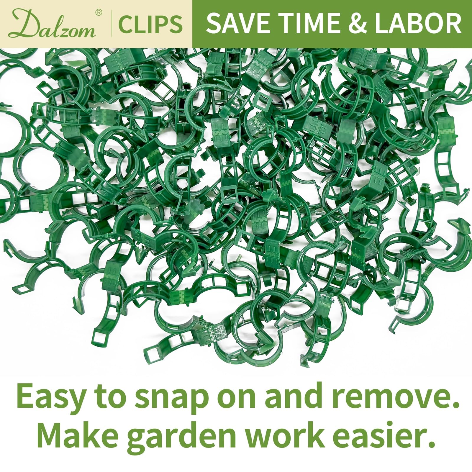 Dalzom pepper garden clips prevent branch sag and fruit damage