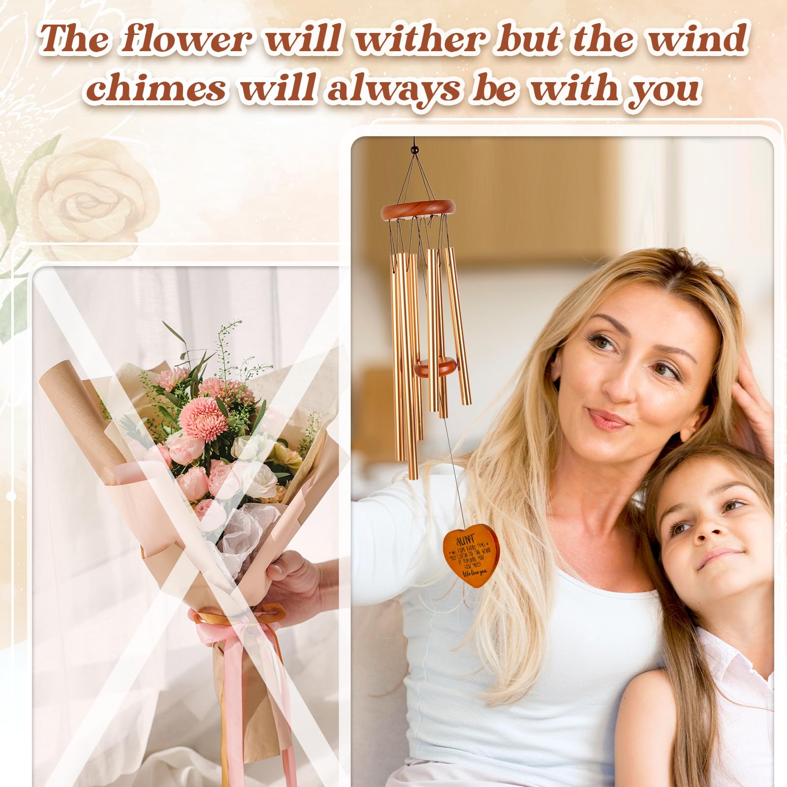 Damaigiift Wind Chime on rocking chair, calm moments