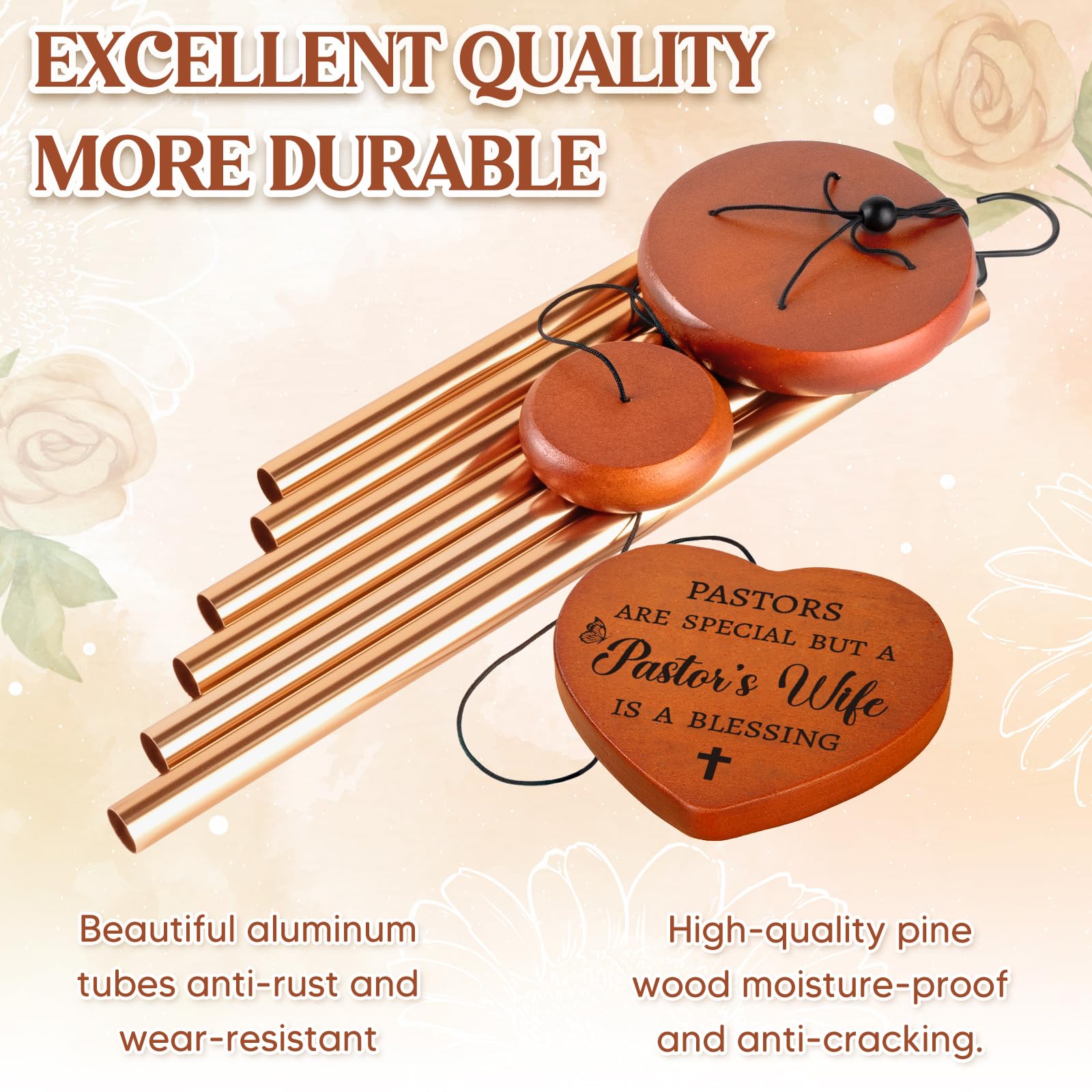 Damaigiift church gift wind chimes suitable for birthdays and celebrations.