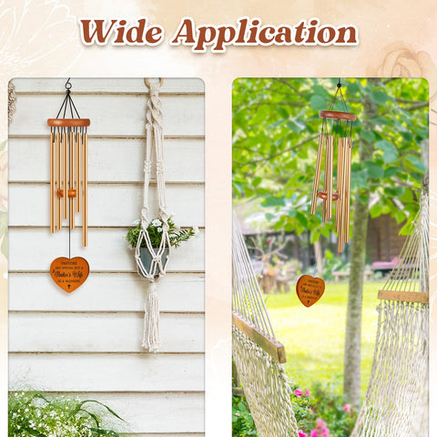 Damaigiift religious wind chimes for Christian homes create peaceful ambience.