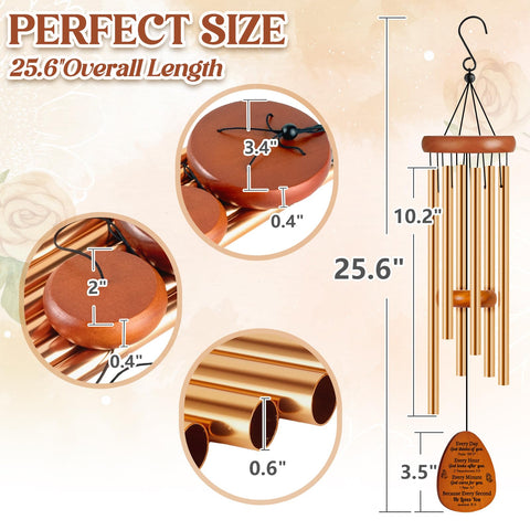 Damaigiift wind chimes deliver peaceful sounds to calm spaces.