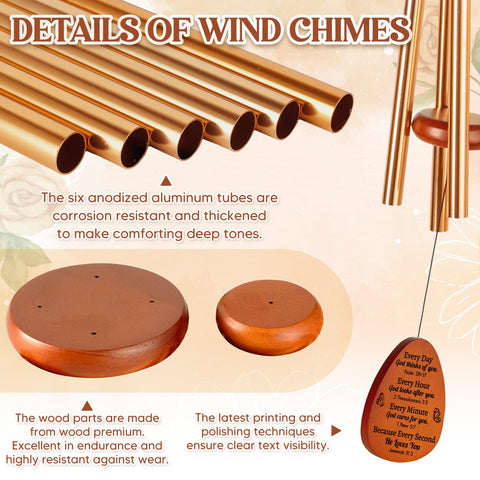 Damaigiift wind chimes in a ready-to-gift box for easy gifting.