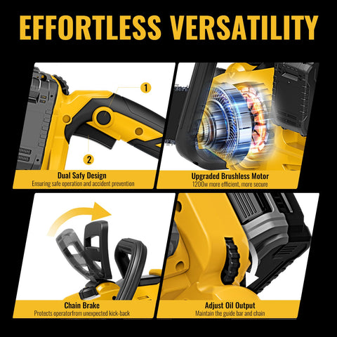 Damolin rapid-stop brake for quick chain halting and safety