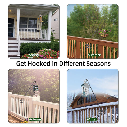 Damukoo multipurpose-deck-hooks support lanterns, planters, and decor.