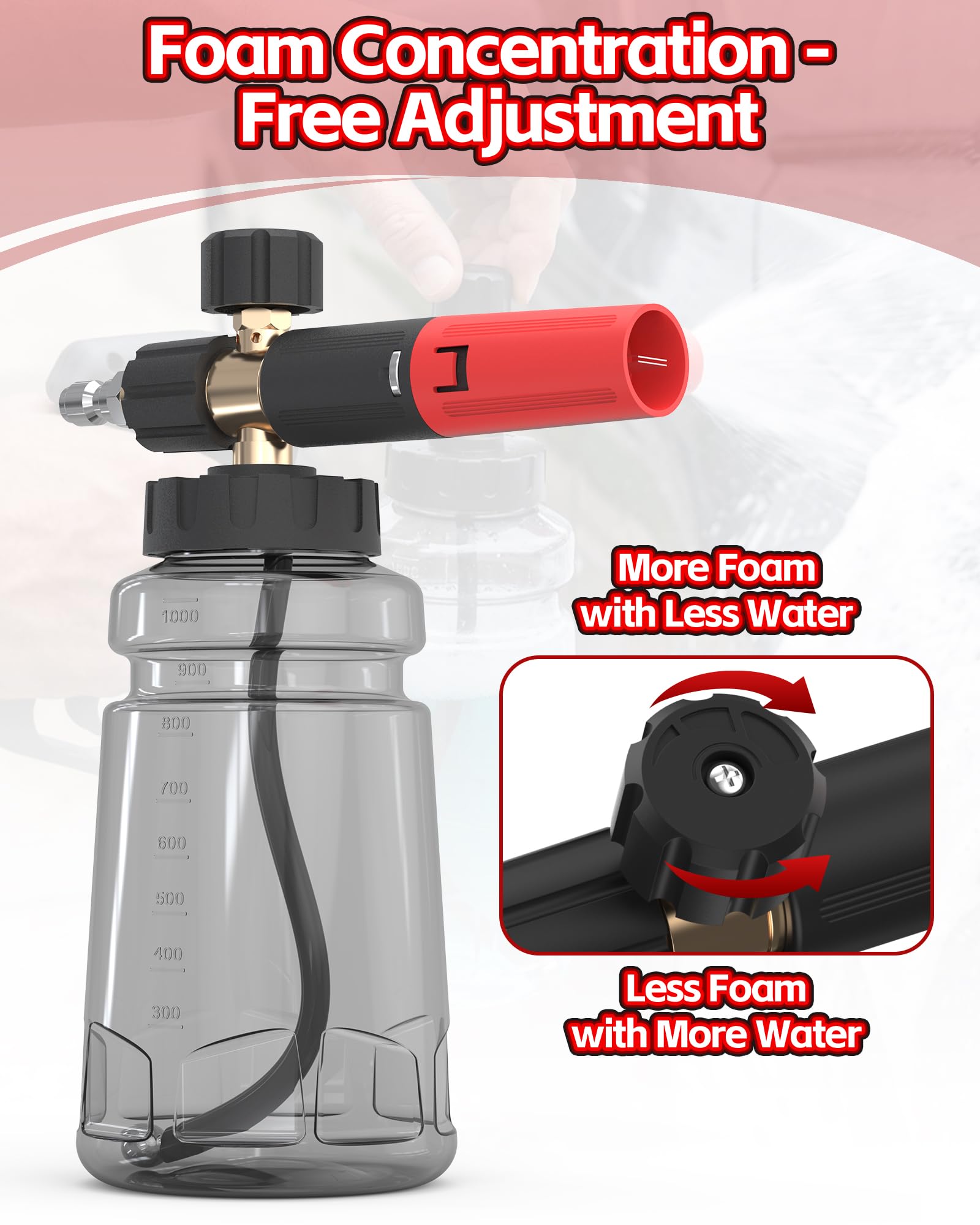 DANCINGBOAR one-point-one-mm nozzle provides richer foam