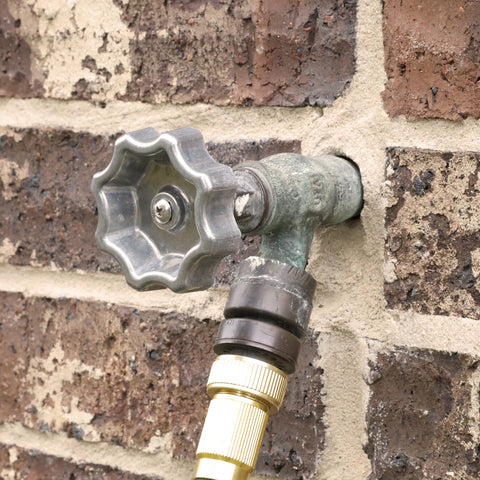 Includes adapters for compatibility with a wide range of outdoor spigots.