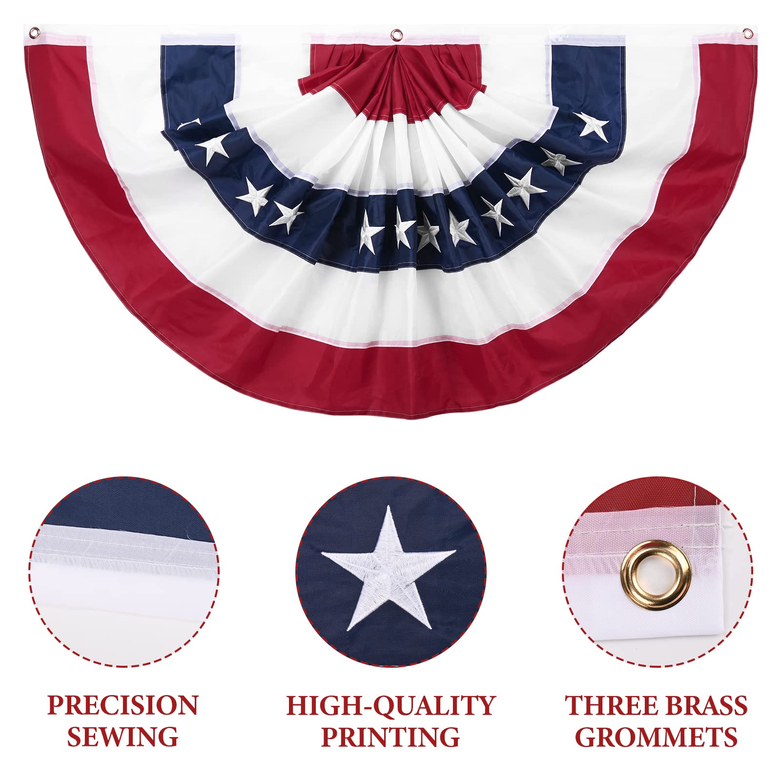 DanCoom brass grommets for easy secure hanging