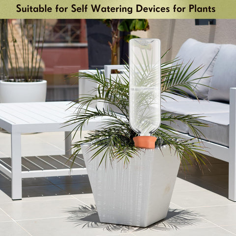 Dandat self-watering system uses durable materials for reuse.