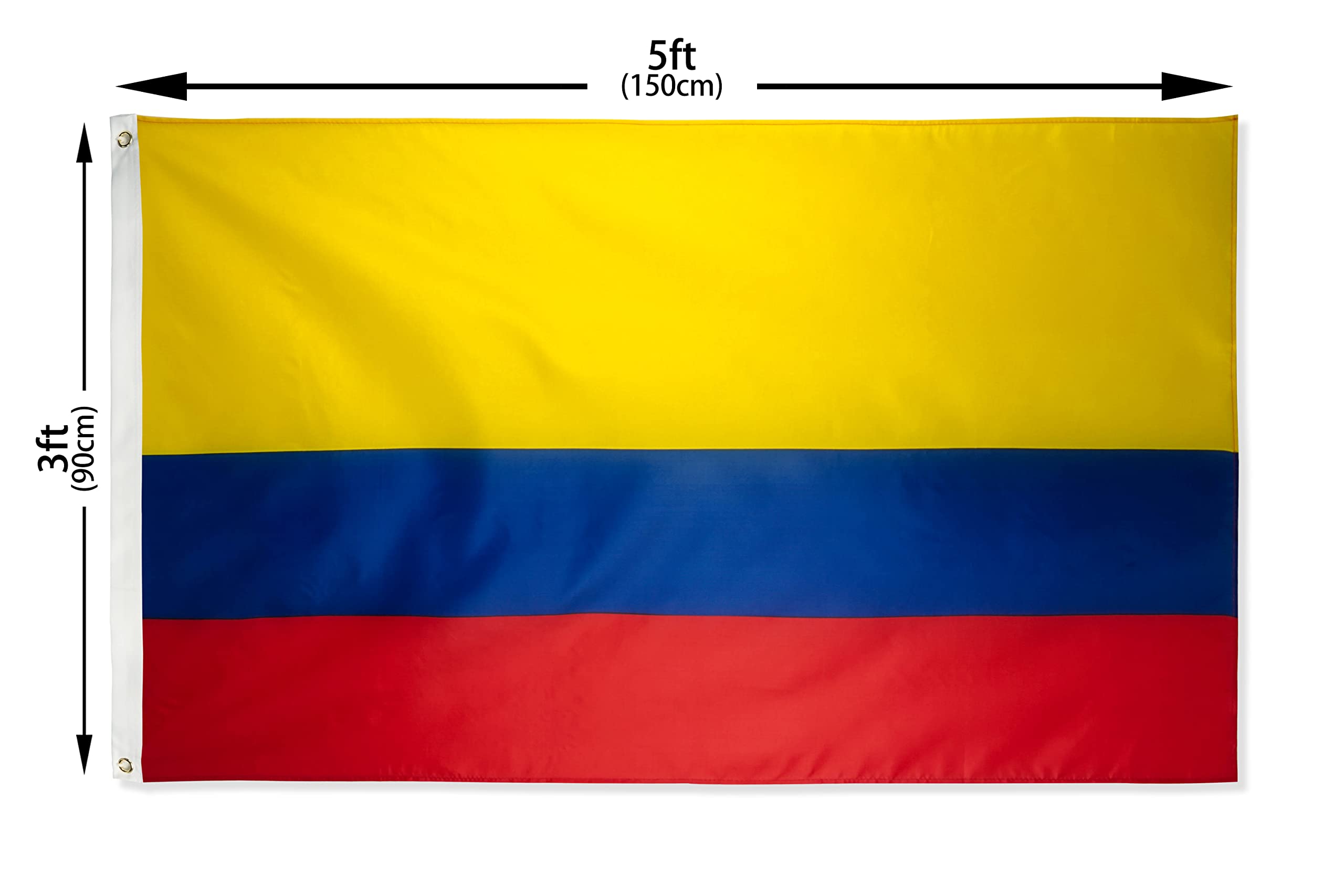 DANF flag features a sturdy canvas header for durable attachment.