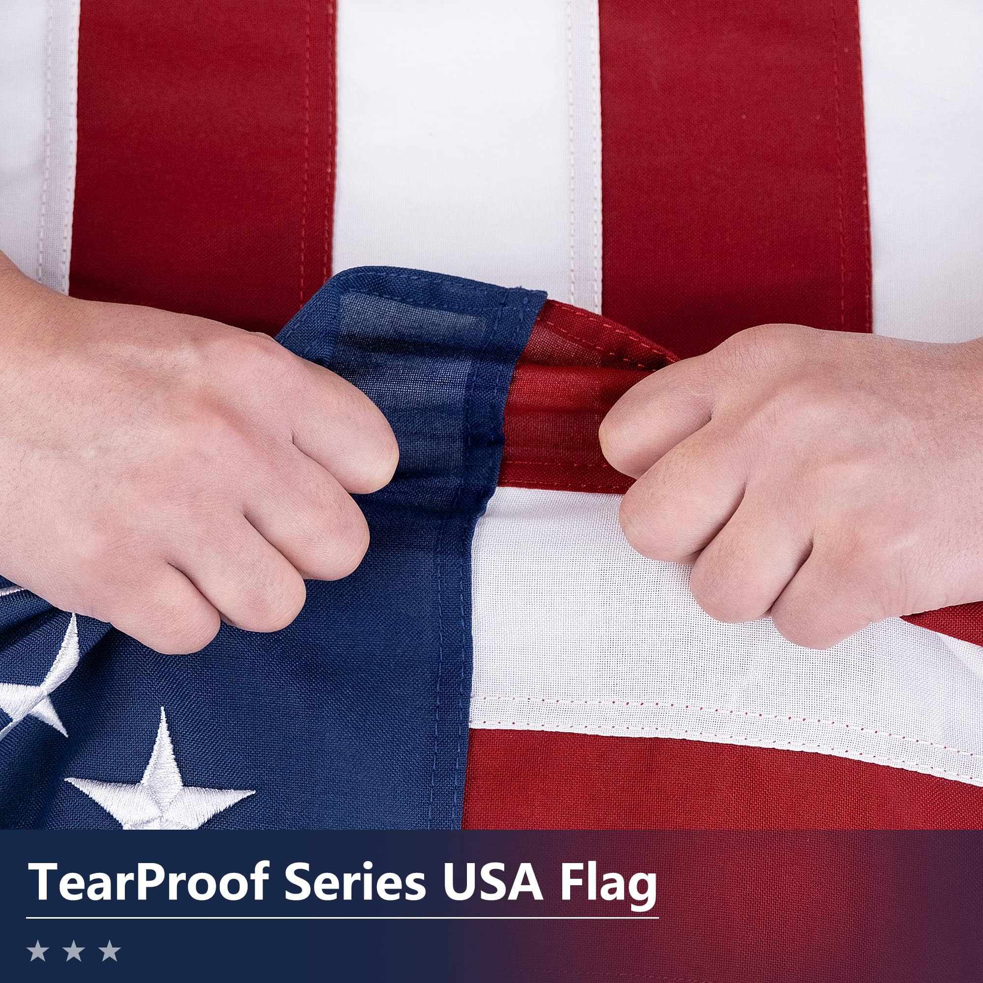 DANF FLAG 200GSM spun polyester with UV and water resistance