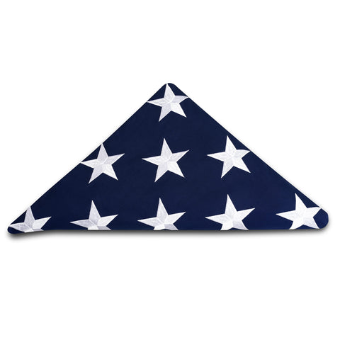 DANF FLAG 5x9.5 cotton memorial flag for dignified veteran ceremonies